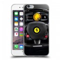 Дизайнерский пластиковый чехол для Iphone 6/6s Ferrari