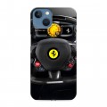 Дизайнерский силиконовый чехол для Iphone 13 Ferrari