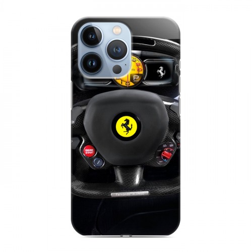 Дизайнерский силиконовый чехол для Iphone 13 Pro Ferrari