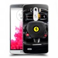 Дизайнерский пластиковый чехол для LG G3 (Dual-LTE) Ferrari