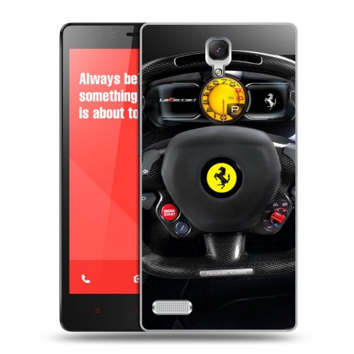 Дизайнерский силиконовый чехол для Xiaomi RedMi Note Ferrari