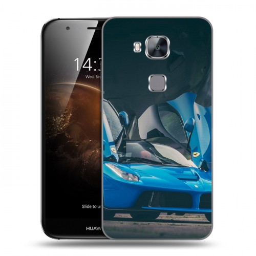 Дизайнерский пластиковый чехол для Huawei G8 Ferrari