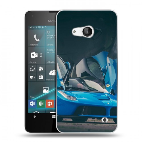 Дизайнерский пластиковый чехол для Microsoft Lumia 550 Ferrari