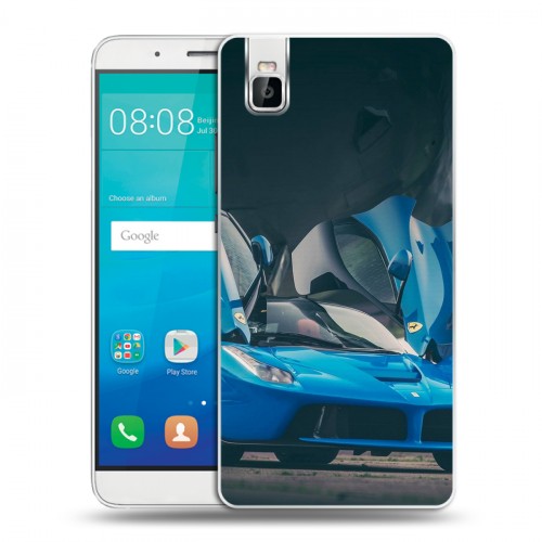 Дизайнерский пластиковый чехол для Huawei ShotX Ferrari