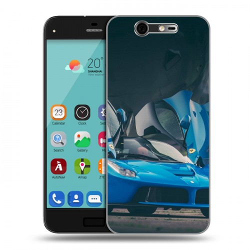 Дизайнерский силиконовый чехол для ZTE Blade S7 Ferrari