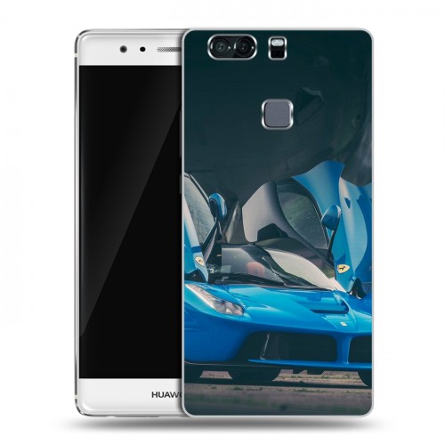 Дизайнерский пластиковый чехол для Huawei P9 Plus Ferrari