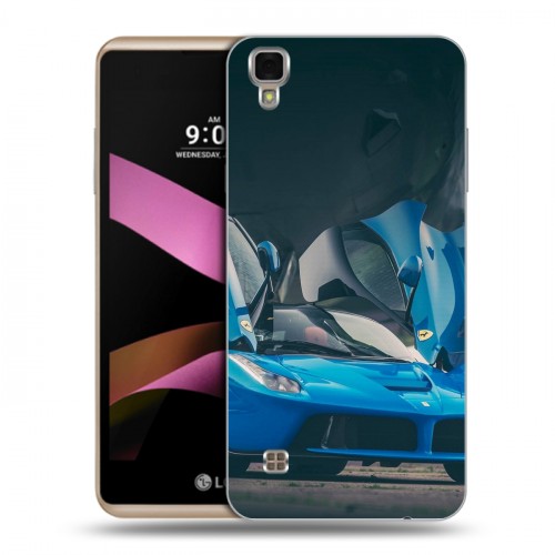 Дизайнерский пластиковый чехол для LG X Style Ferrari