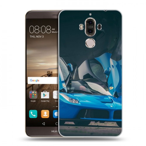 Дизайнерский пластиковый чехол для Huawei Mate 9 Ferrari