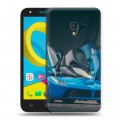 Дизайнерский пластиковый чехол для Alcatel U5 Ferrari