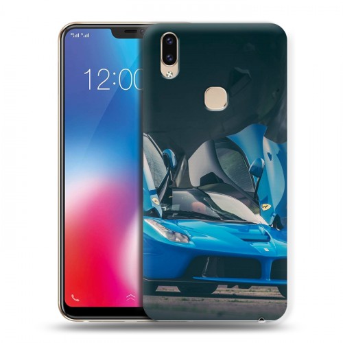 Дизайнерский пластиковый чехол для Vivo V9 Ferrari