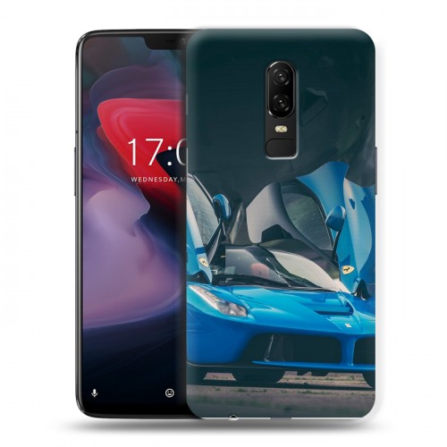 Дизайнерский пластиковый чехол для OnePlus 6 Ferrari