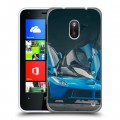 Дизайнерский пластиковый чехол для Nokia Lumia 620 Ferrari