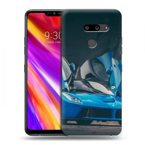 Дизайнерский пластиковый чехол для LG G8 ThinQ Ferrari