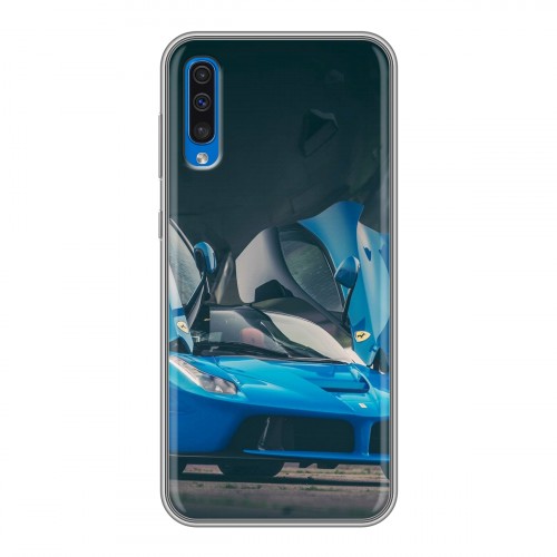 Дизайнерский силиконовый чехол для Samsung Galaxy A50 Ferrari