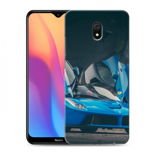 Дизайнерский силиконовый с усиленными углами чехол для Xiaomi RedMi 8A Ferrari