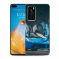 Дизайнерский пластиковый чехол для Huawei P40 Ferrari