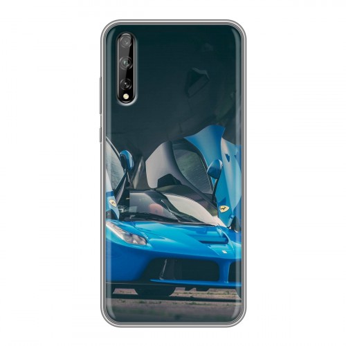 Дизайнерский силиконовый чехол для Huawei Y8p Ferrari