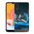 Дизайнерский силиконовый чехол для Samsung Galaxy M01 Ferrari