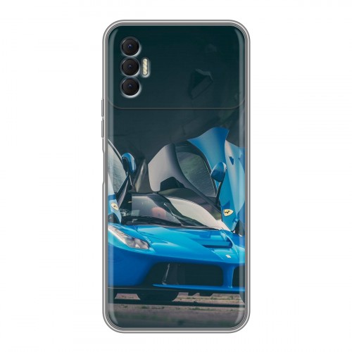 Дизайнерский силиконовый чехол для Tecno Spark 8P Ferrari