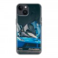 Дизайнерский пластиковый чехол для Iphone 14 Ferrari