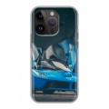 Дизайнерский силиконовый чехол для Iphone 14 Pro Ferrari