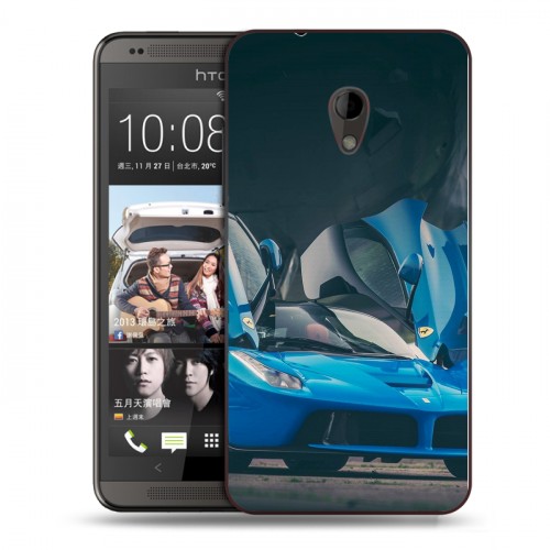 Дизайнерский пластиковый чехол для HTC Desire 700 Ferrari