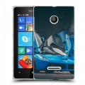 Дизайнерский пластиковый чехол для Microsoft Lumia 435 Ferrari