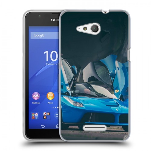 Дизайнерский пластиковый чехол для Sony Xperia E4g Ferrari