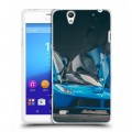 Дизайнерский пластиковый чехол для Sony Xperia C4 Ferrari