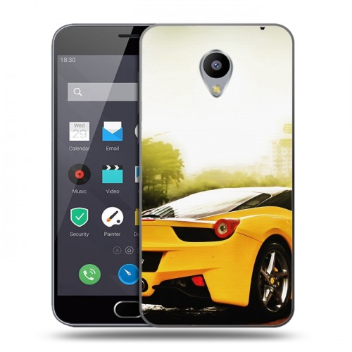 Дизайнерский пластиковый чехол для Meizu M2 Note Ferrari