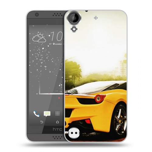 Дизайнерский пластиковый чехол для HTC Desire 530 Ferrari