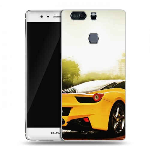 Дизайнерский пластиковый чехол для Huawei P9 Plus Ferrari