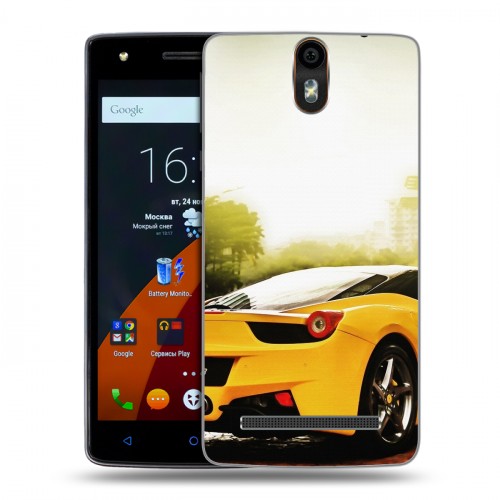 Дизайнерский силиконовый чехол для Wileyfox Storm Ferrari