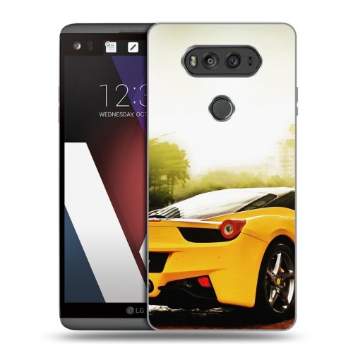 Дизайнерский пластиковый чехол для LG V20 Ferrari