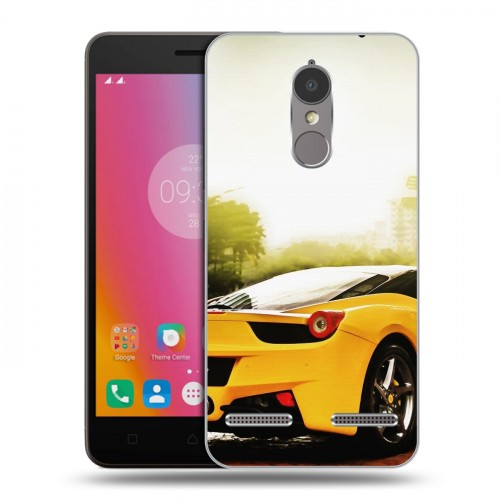 Дизайнерский силиконовый чехол для Lenovo K6 Ferrari