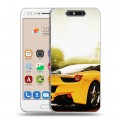 Дизайнерский пластиковый чехол для ZTE Blade V8 Ferrari