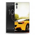 Дизайнерский пластиковый чехол для Sony Xperia XZs Ferrari