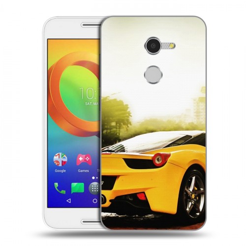 Дизайнерский силиконовый чехол для Alcatel A3 Ferrari