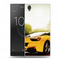 Дизайнерский пластиковый чехол для Sony Xperia L1 Ferrari