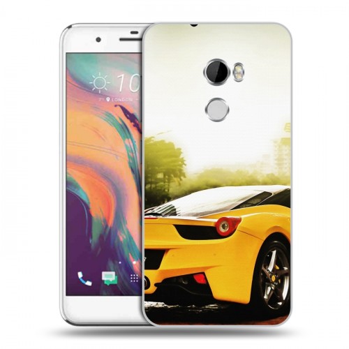 Дизайнерский пластиковый чехол для HTC One X10 Ferrari