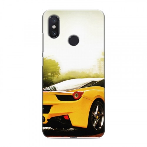 Дизайнерский пластиковый чехол для Xiaomi Mi8 Ferrari