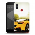 Дизайнерский пластиковый чехол для Xiaomi Mi8 SE Ferrari