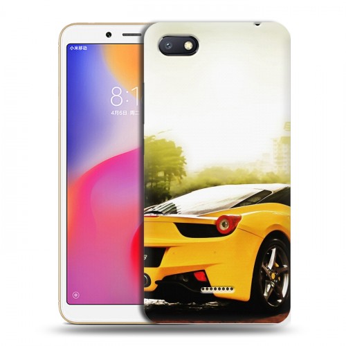 Дизайнерский пластиковый чехол для Xiaomi RedMi 6A Ferrari