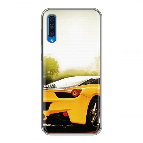 Дизайнерский силиконовый чехол для Samsung Galaxy A50 Ferrari