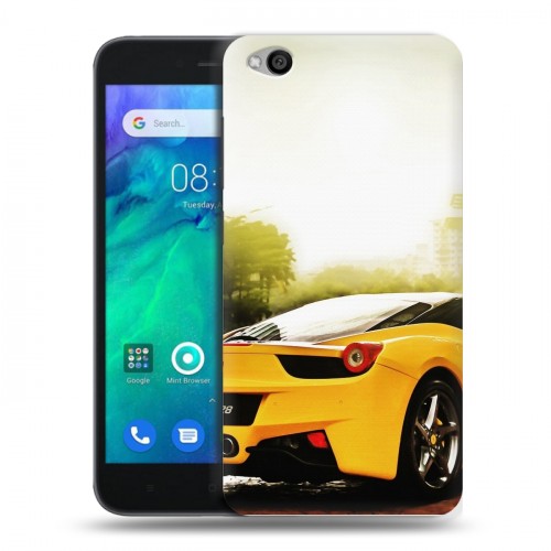 Дизайнерский пластиковый чехол для Xiaomi RedMi Go Ferrari