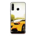 Дизайнерский силиконовый с усиленными углами чехол для Huawei P30 Lite Ferrari