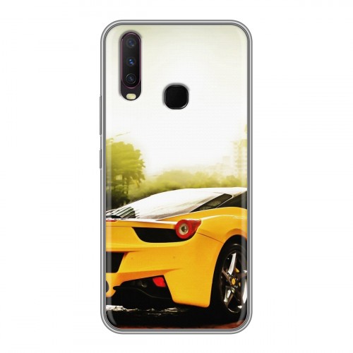 Дизайнерский силиконовый чехол для Vivo Y17 Ferrari