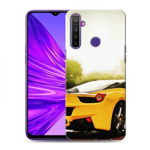 Дизайнерский силиконовый чехол для Realme 5 Ferrari