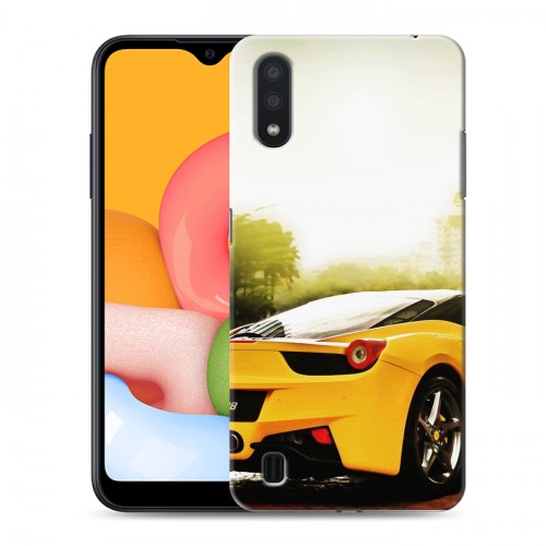 Дизайнерский силиконовый чехол для Samsung Galaxy M01 Ferrari