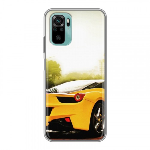 Дизайнерский силиконовый чехол для Xiaomi RedMi Note 10 Ferrari